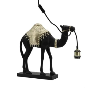 Black - Gold Dromedary Lamp
